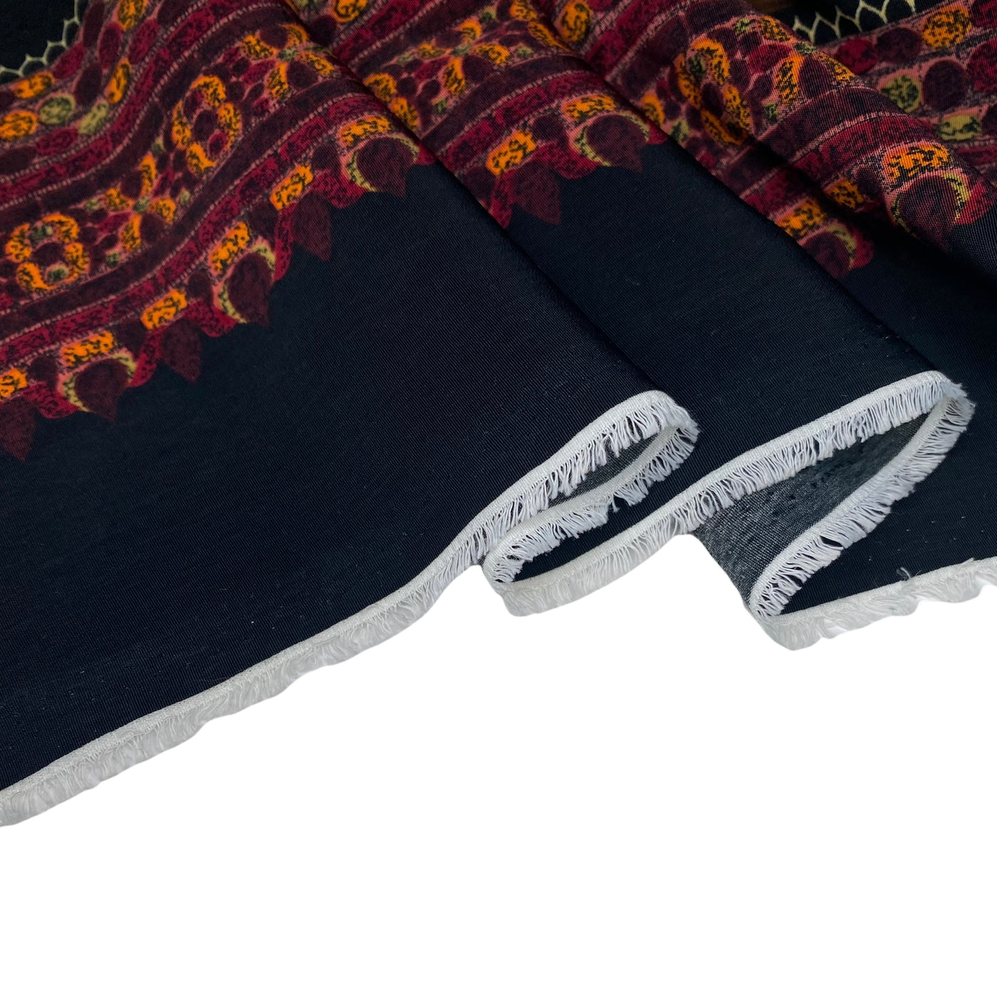 Printed Polyester - Buddha - Red