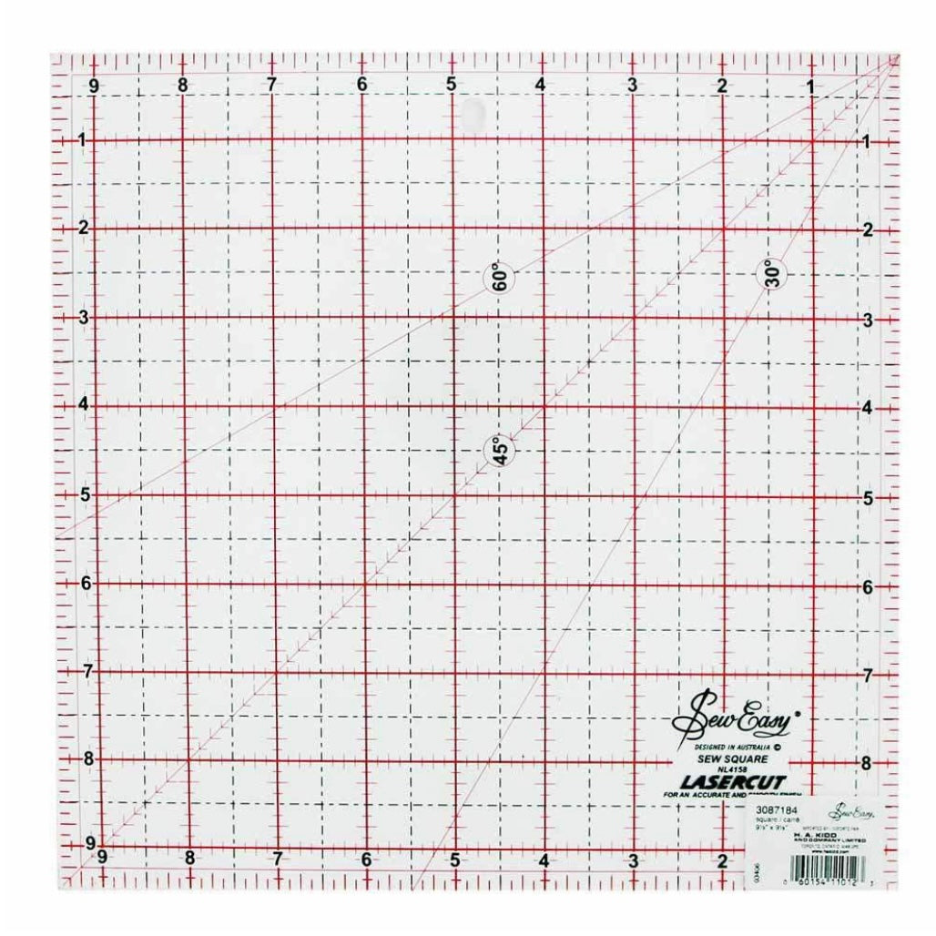 Square Ruler - 15 1/2” x 15 1/2”