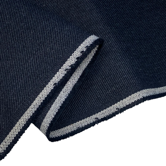 Japanese Twill Cotton Denim - 12oz - Dark Grey