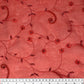 Embroidered Beaded Silk Organza - Red