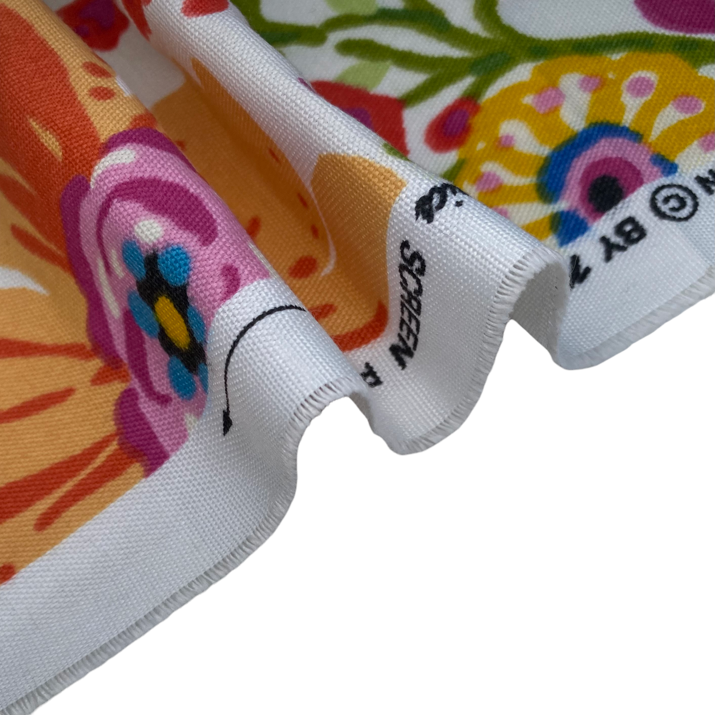 Floral Printed Indoor/Outdoor Upholstery - Multi-Coloured