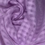 Plaid Cotton Gauze - Purple