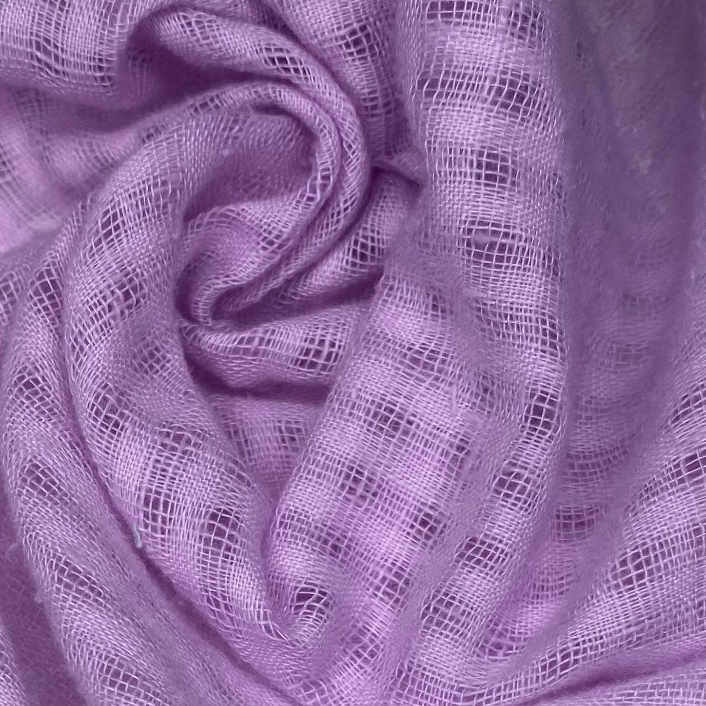 Plaid Cotton Gauze - Purple