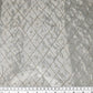 Diamond Embroidered Beaded Silk Organza - Beige