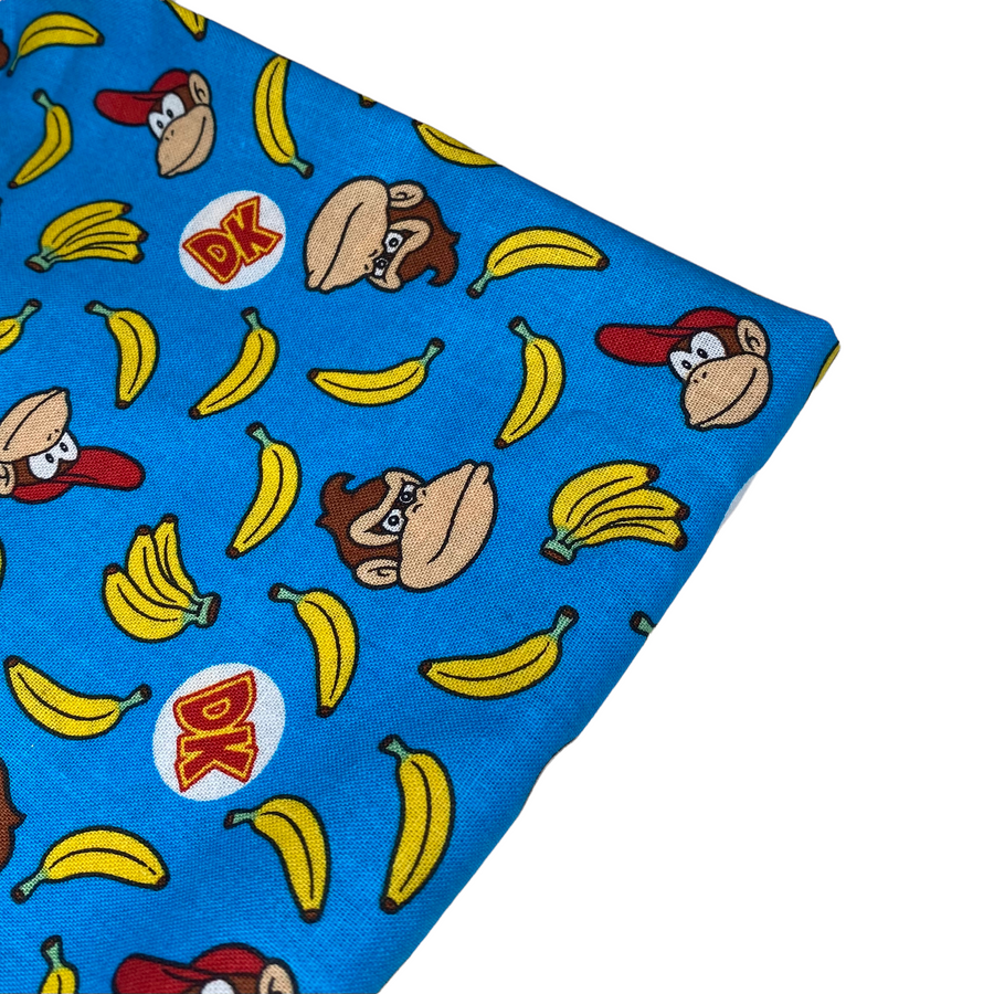 Quilting Cotton - Donkey Kong - Remnant
