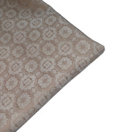 Polyester Satin Brocade - Beige/Ivory
