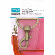 Swivel Hook - 38mm (1 1/2″) - Gold - 1pc