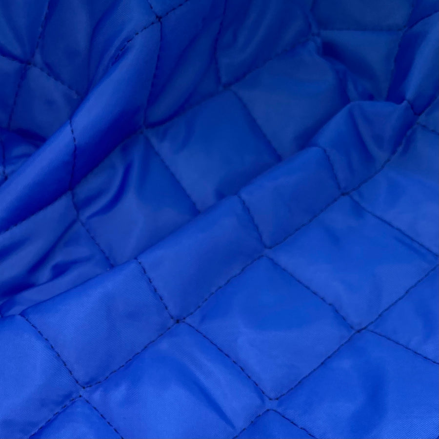 Quilted Nylon - Square - Blue