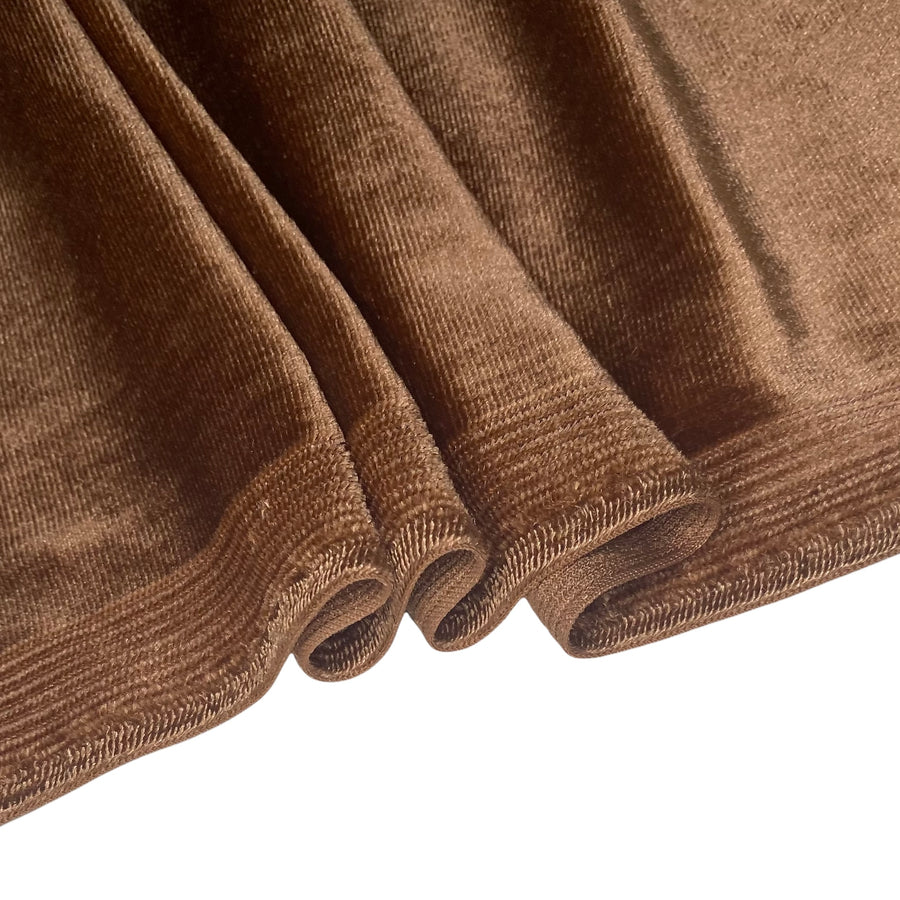 Stretch Velvet - Light Brown