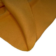 Cotton Tubular Rib Knit - Remnant - Mustard