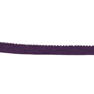 Picot Edge Decorative Elastic - Soft Back - 10mm - By the Yard - Purple