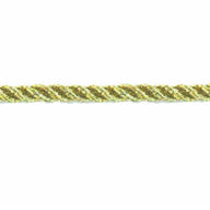 Metallic Twisted Cord - 2mm - Gold