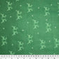 Quilting Cotton - Little Christmas Reindeer - 44” - Green