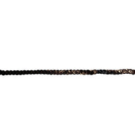 Flat Sequin Trim - Dark Brown