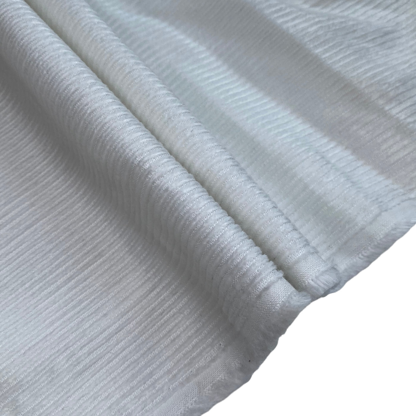 Cotton Corduroy - Wide Wale - White