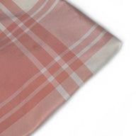 Plaid China Silk - Pink/Off White