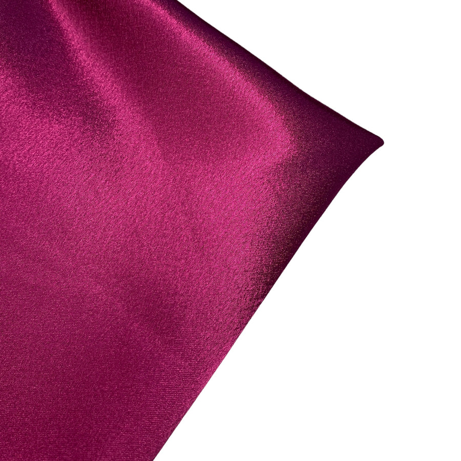 Polyester Crepe Back Satin - 44” - Raspberry