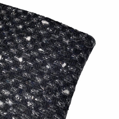 Wool Boucle - Black/Grey/White