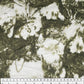 Stretch Printed Silk - White/Green