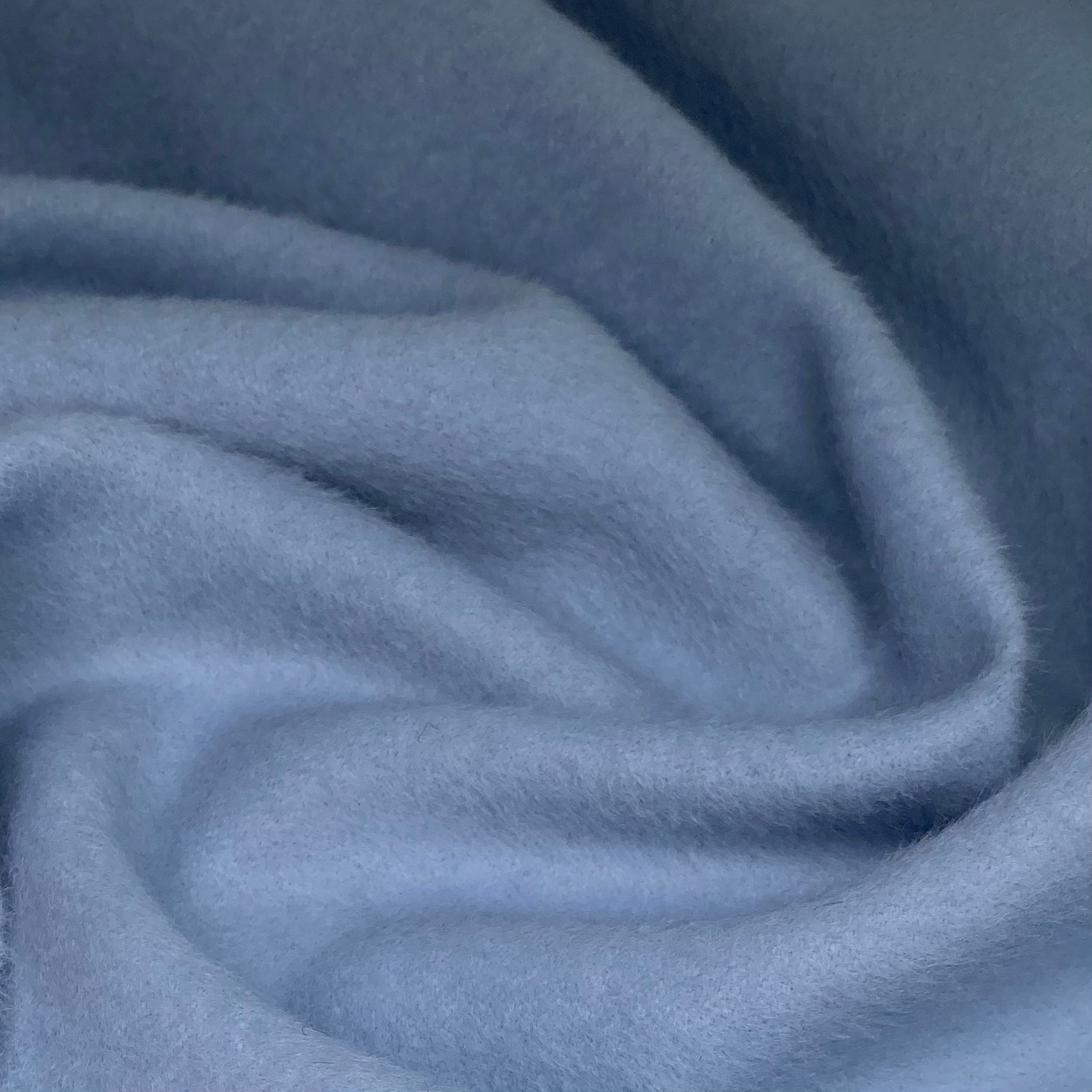 Wool Coating - Remnant - Baby Blue