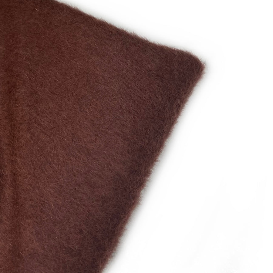 Mohair Wool Coating - Brown