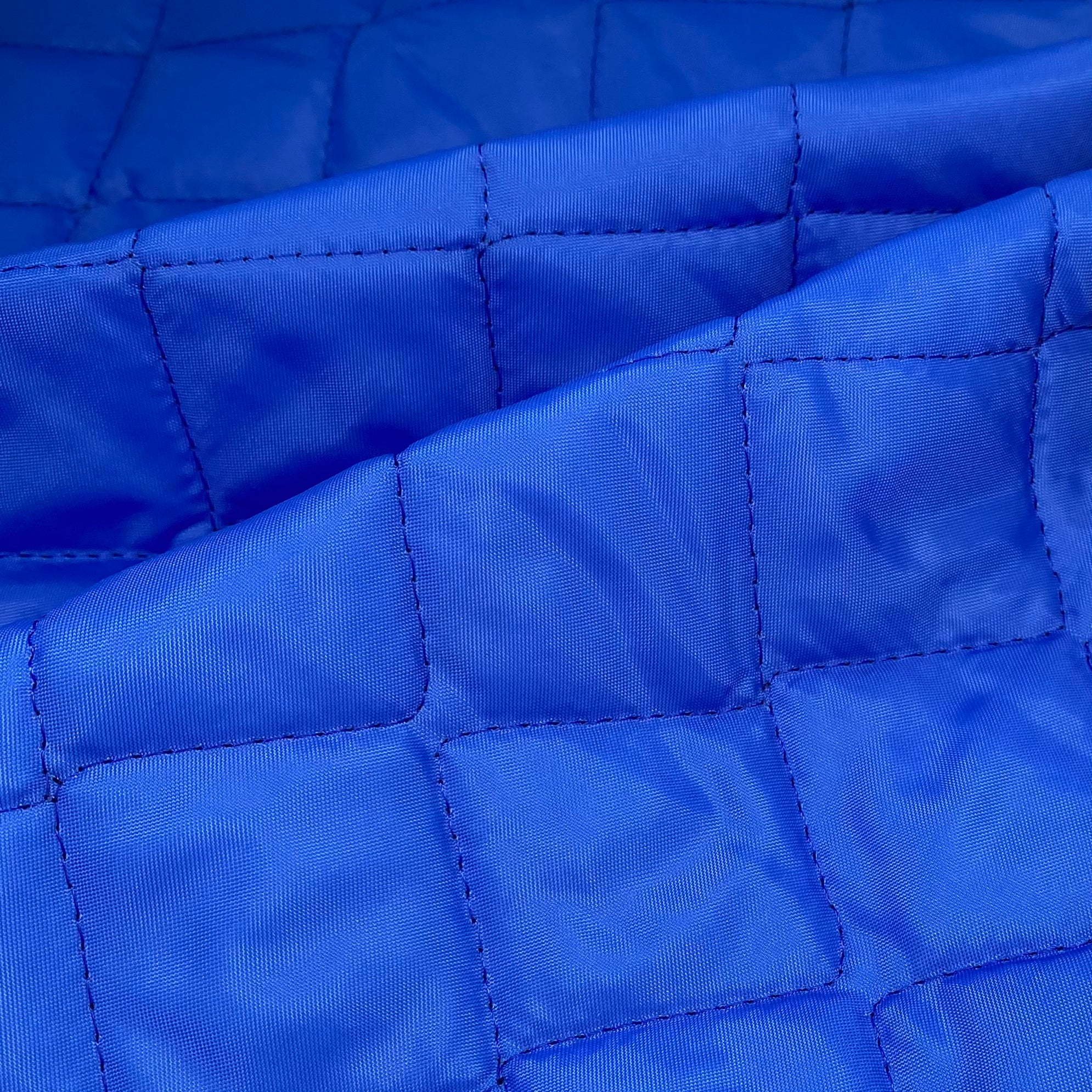 Quilted Nylon - Square - Blue