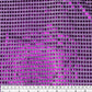 Faux Sequin Large Shiny Confetti Dot Knit - 42” - Purple