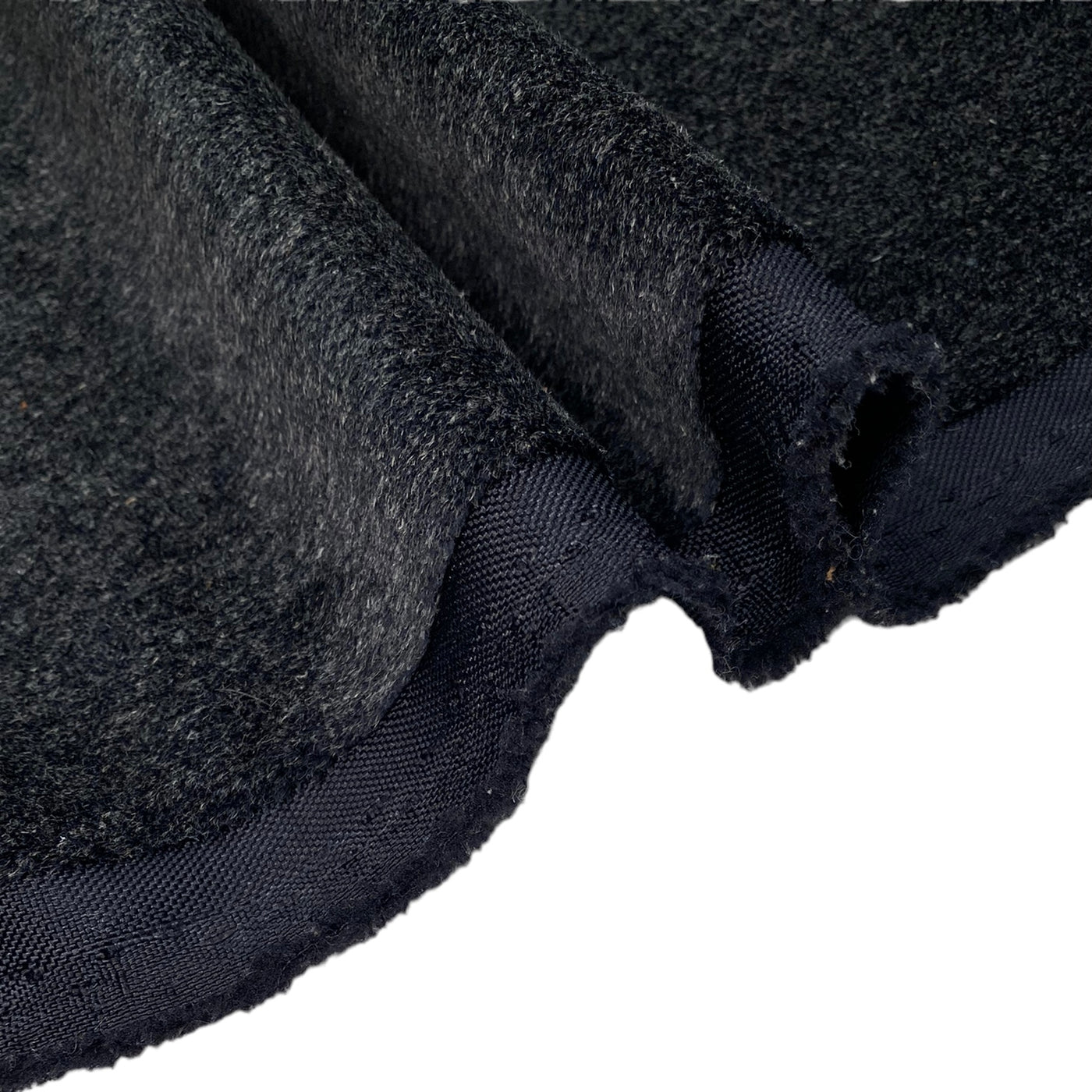 Velvet Upholstery - Designer Remnant - Speckled Grey