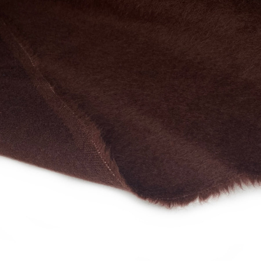Mohair Wool Coating - Brown