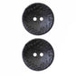 Two Hole Coconut Button - 41mm - Black - 1 Count