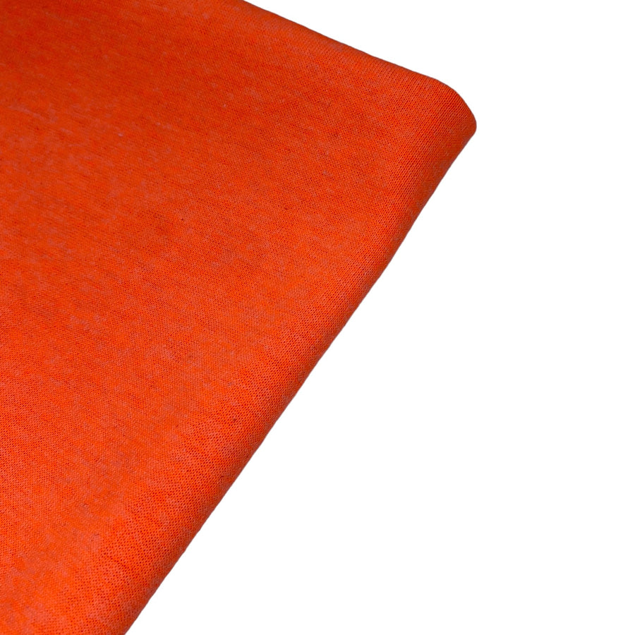 Tubular Cotton Jersey - Heathered Neon Orange