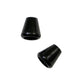 Plastic Cone Cord Stops - Black - 2 pcs