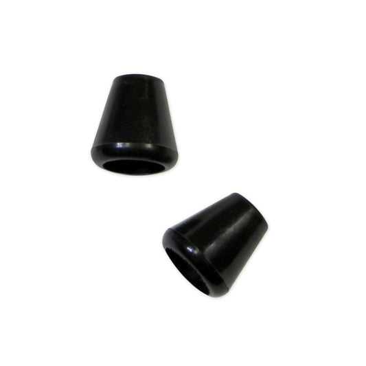Plastic Cone Cord Stops - Black - 2 pcs