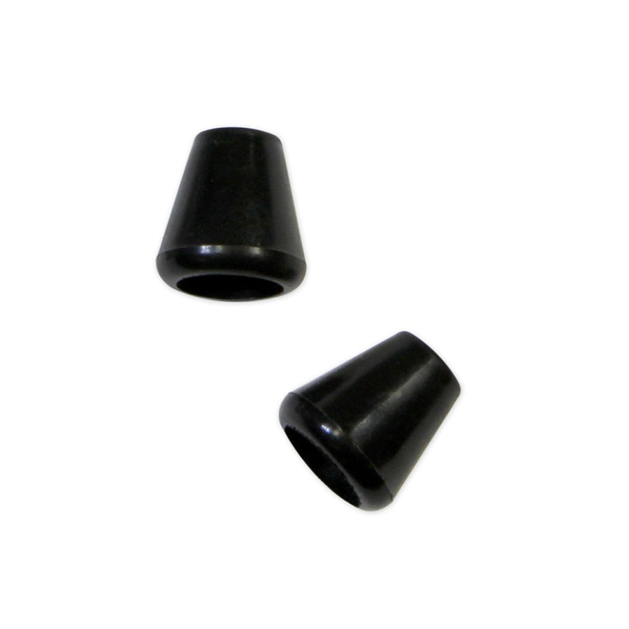 Plastic Cone Cord Stops - Black - 2 pcs