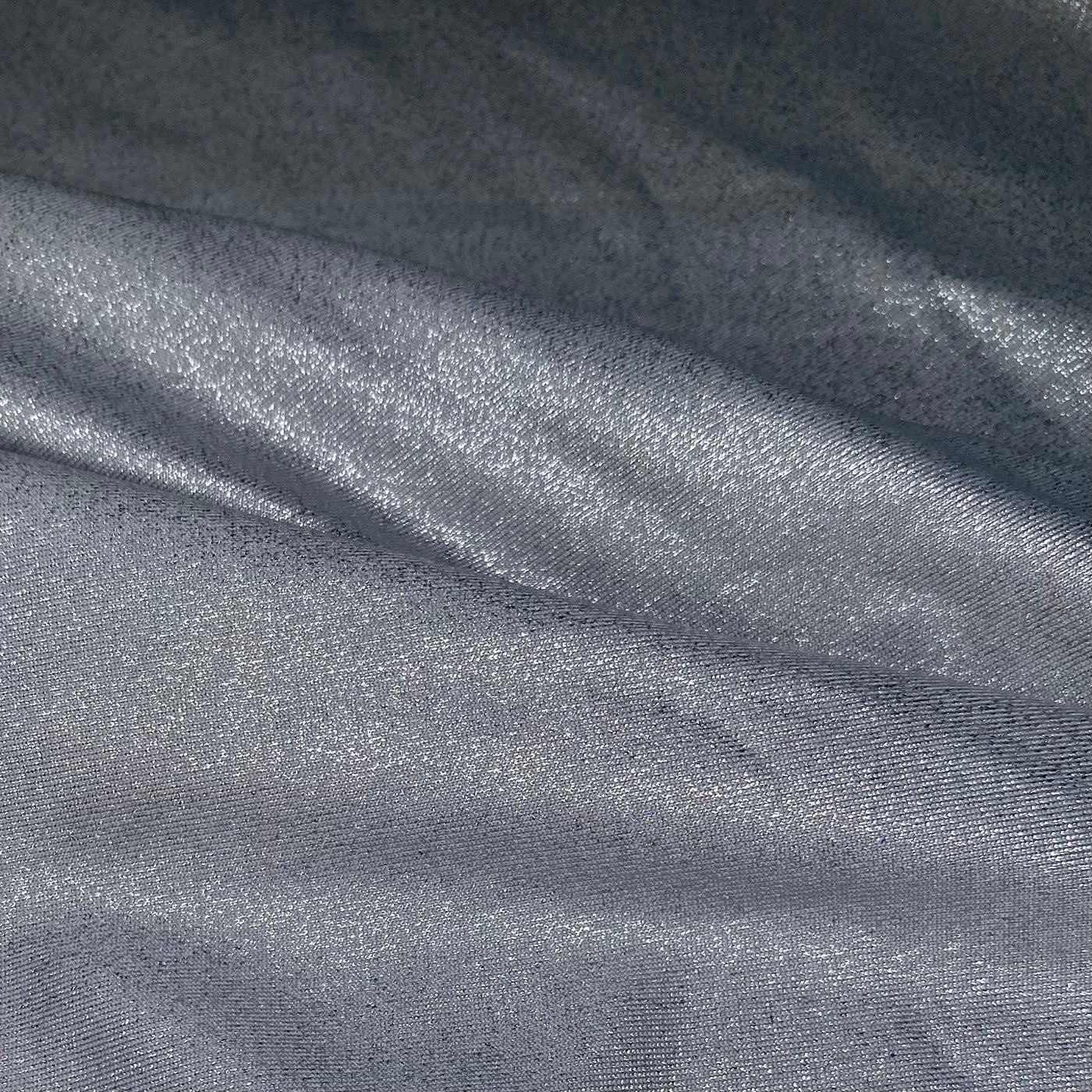 Sparkle Polyester Spandex - 62” - Silver