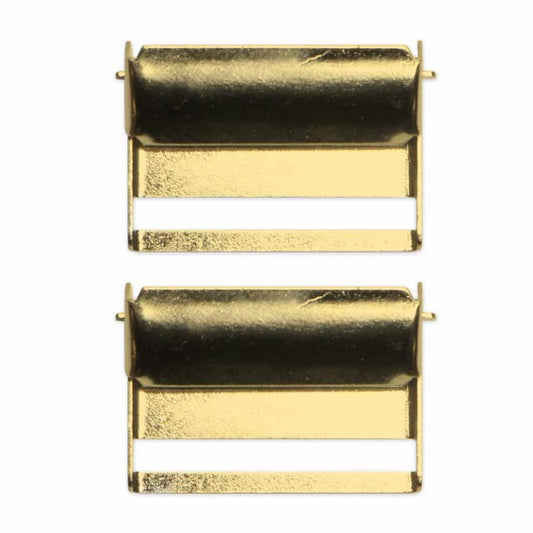 Suspender Slides - 25mm (1”) - Gold - 2pcs