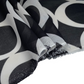 Printed Polyester Chiffon - Circles - Black/White