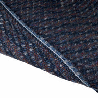 Wool Tweed Coating - Blue/Purple/Copper