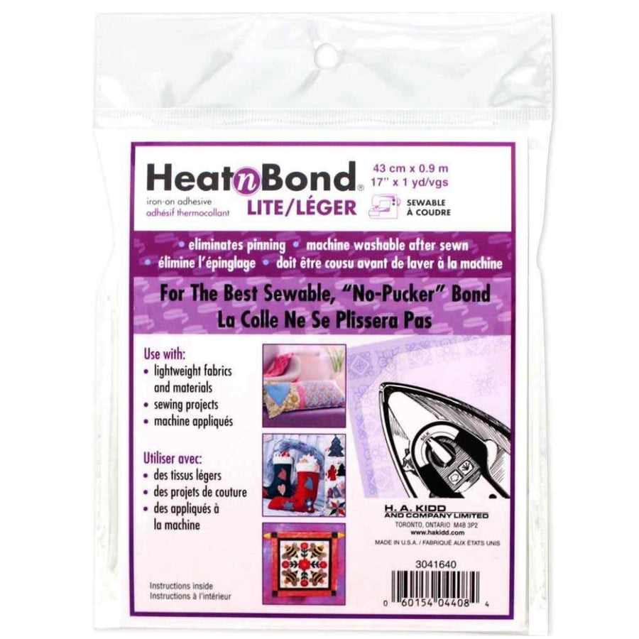 Lite Iron-On Adhesive Sheets - 43cm x .9m