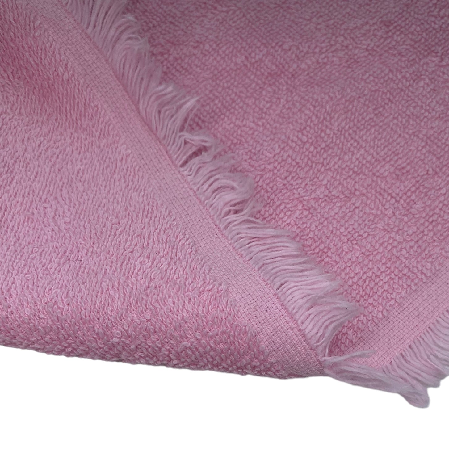 Double Sided Cotton Terry Towel - Pink