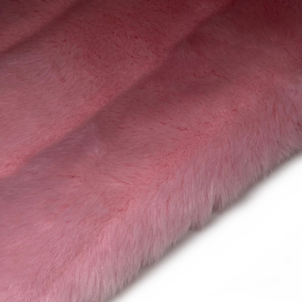 Luxe Striped Faux Fur - Pink