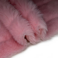 Luxe Striped Faux Fur - Pink