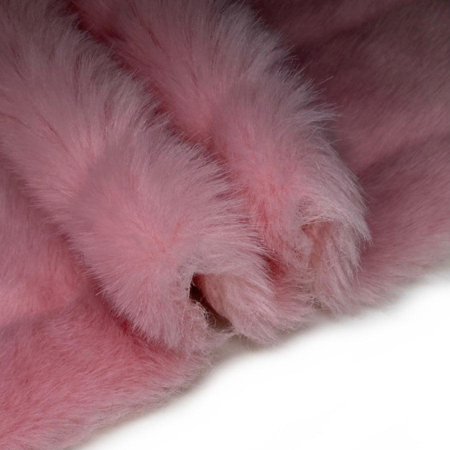 Luxe Striped Faux Fur - Pink