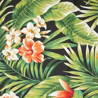 Tropical Indoor/Outdoor Upholstery - 56” - Black