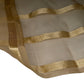 Striped Silk Organza - 53” - Gold