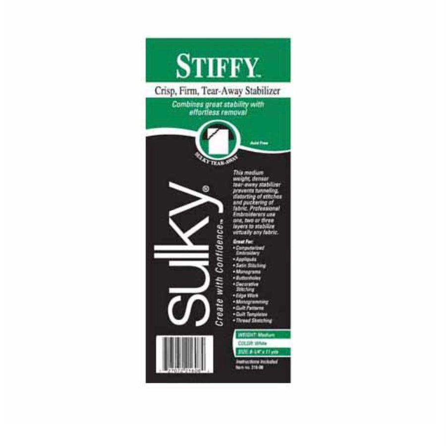 Heavyweight Tear-Away Stabilizer - White - 8” x 11 Yards