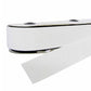 Woven Ribbed Elastic - 25mm - By the Yard - White