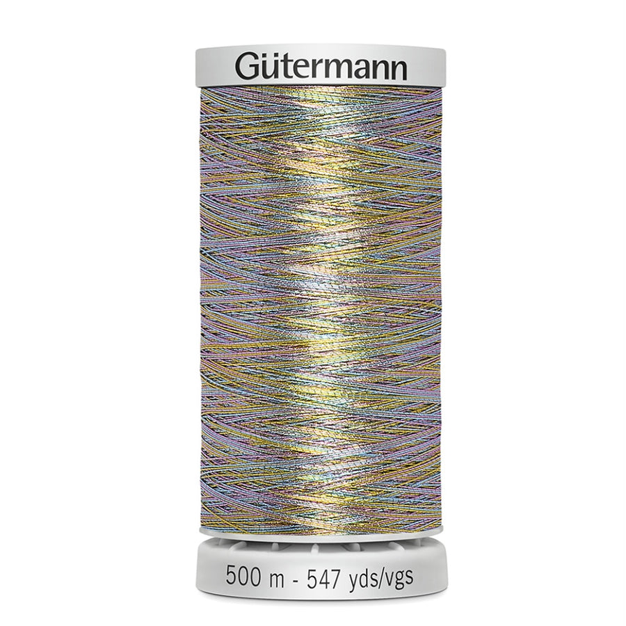 Dekor Variegated Metallic Thread - 500m - Blue Sky