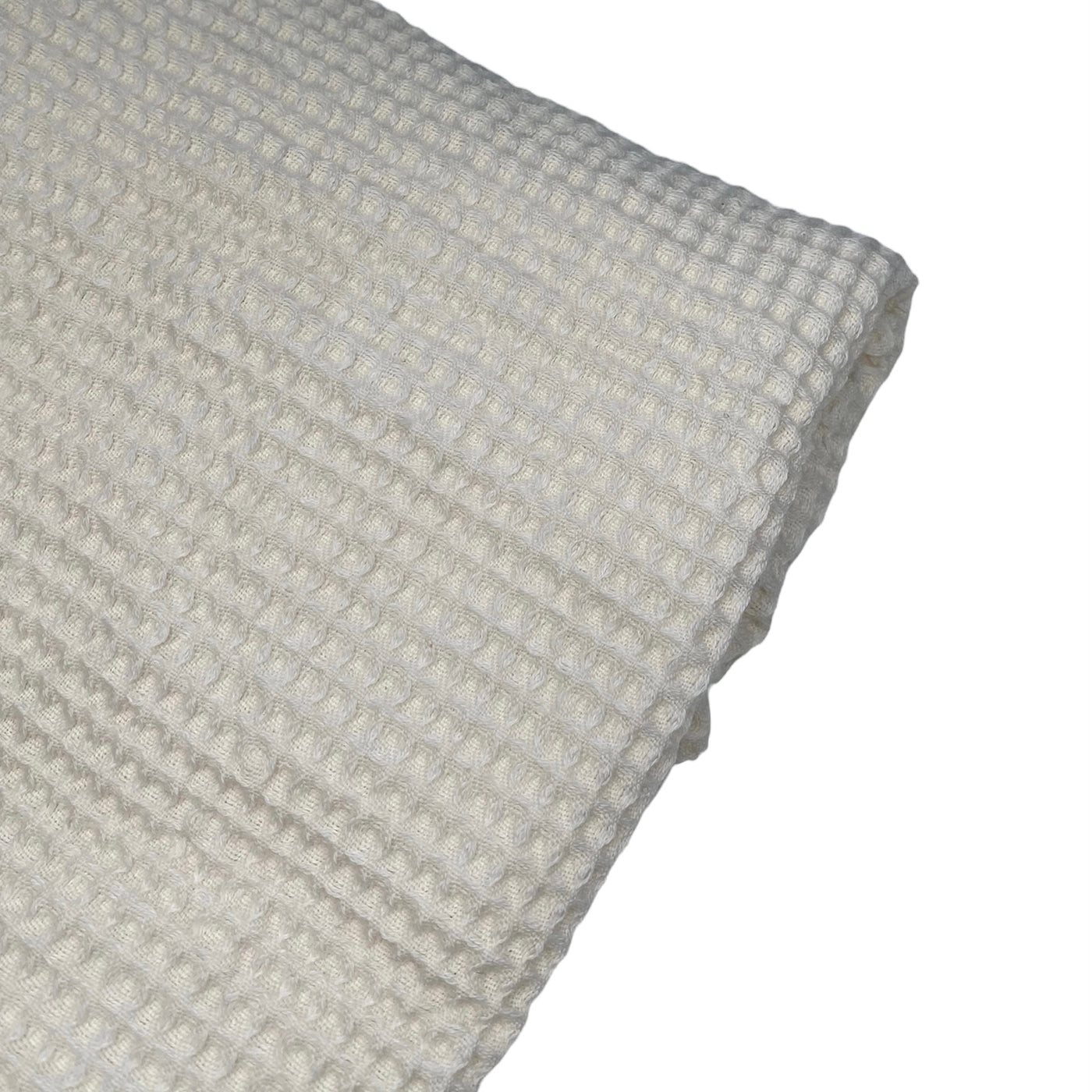 Cotton Waffle Weave - Unwashed - Light Blue