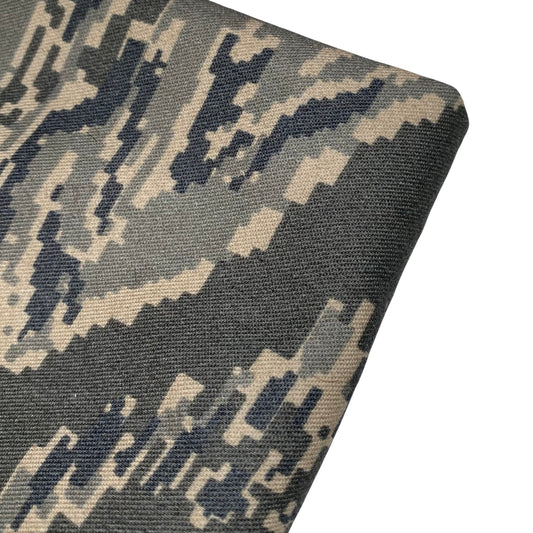 Digital Camouflage Twill Cotton Canvas